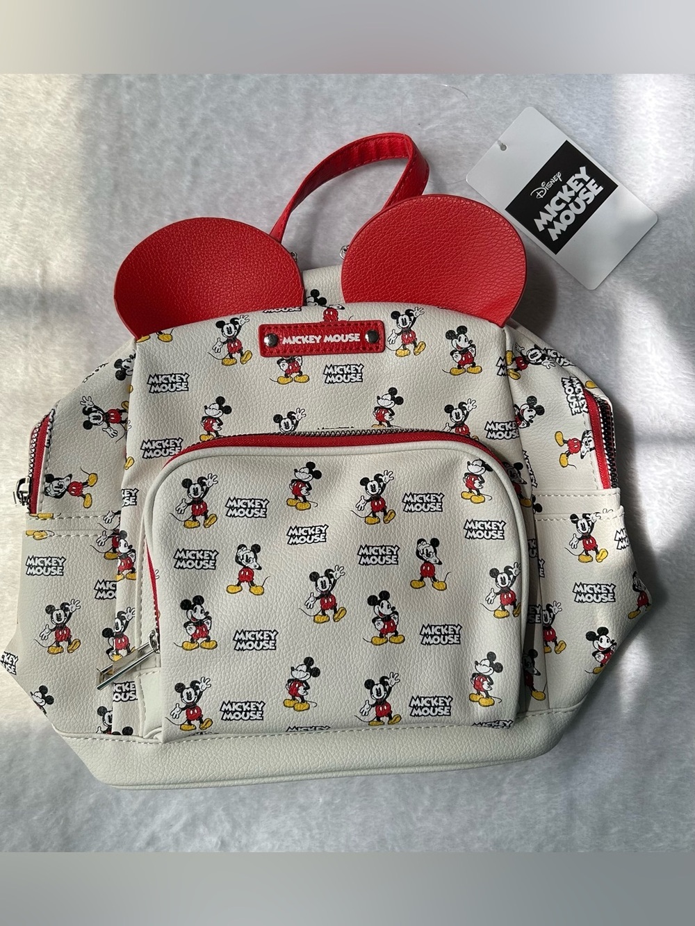Disney Mickey Mouse Kidscore AOP Mini Backpack Buttery Leather Graphic New! - Picture 2 of 9